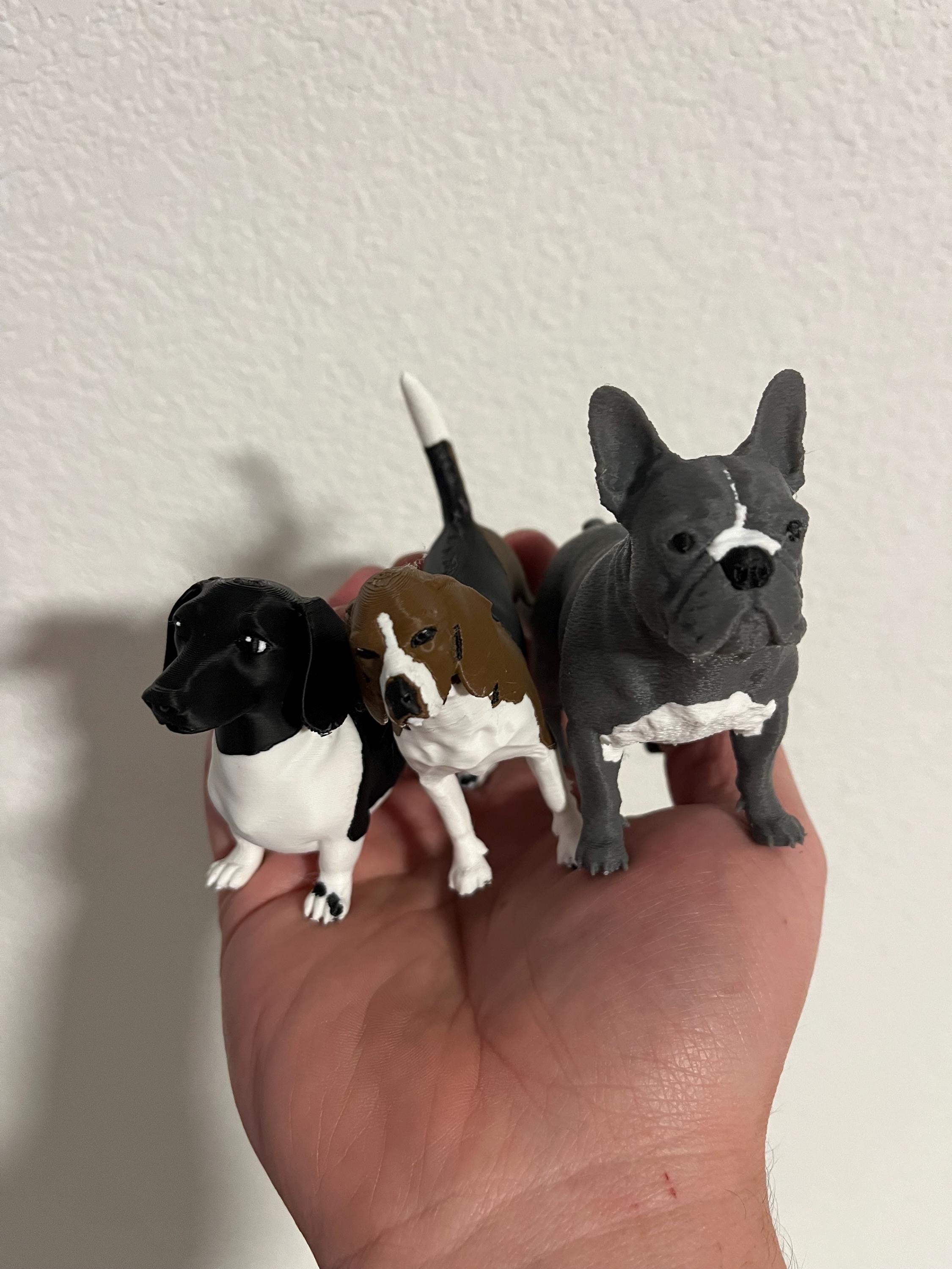 Custom 3D Printed Dog Figurine, Personalized Pet Replica, Beagle Sculpture (3-4 inches)