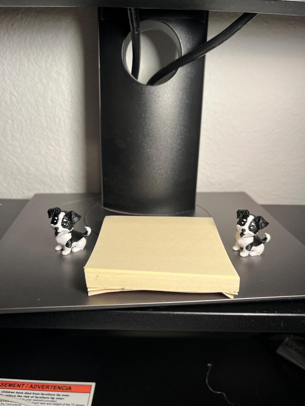 Mini 3D Printed Dog Figurine | Desk Pal, Office Decor, Puppy Statue